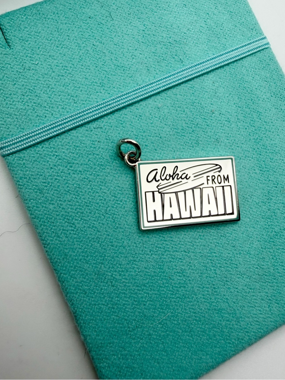 Tiffany & Co. Silver Hawaii Postcard Charm